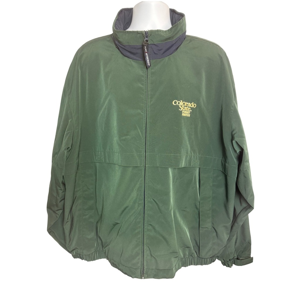Colorado State Forest Service Mens Full‎ Zip Lightweight Jacket Embroidered Gorp